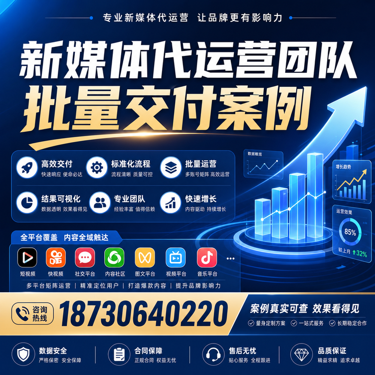 德州代运营公司多客户账号批量高效交付案例