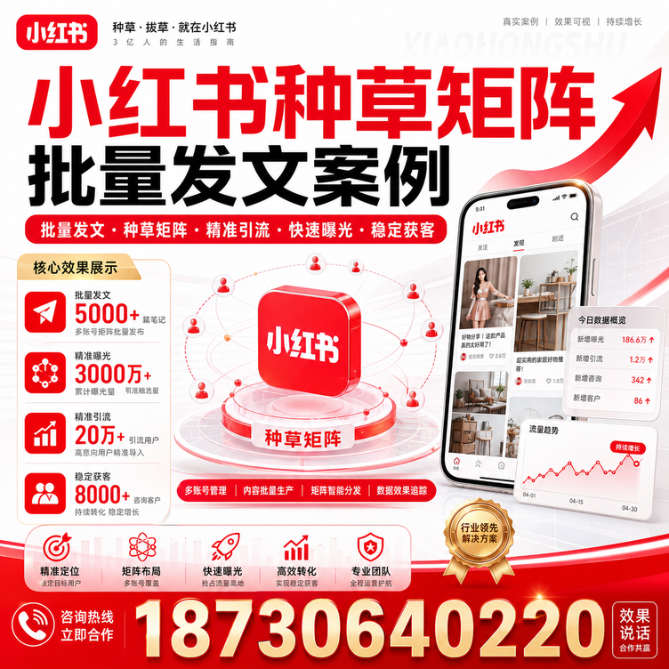 德州小红书种草矩阵批量发文案例